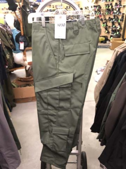 Tru-Spec Tactical Response Uniform Pants, Size Medium Short, Olive Drab