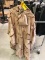 Desert Camo Rain Poncho/Coat, with Hood, in Travel Pouch