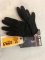 HWI Unlined Touch Screen Gloves, #UTS100, Size Large, Black