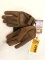 HWI Combat Gloves, #CG300G, Size Medium, Dark Tan