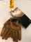 HWI Combat Gloves, #CG300G, Size Medium, Dark Tan