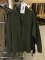 Two Under Armour Fishing Shirts, Loose Fit, Large, Green and Olive