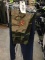 Kid's Carhartt Dungarees, Size 16, Denim; Kid's Cargo Shorts, Size XS, Desert Camo; and Kid's Cargo