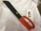 Ontario Knife Machete with Orange Hard Plastic Handle, 12