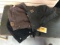 Three Carhartt Outer Wear Hoods, Black, Brown, and Olive Drab