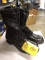 Maxitred Steel Toe Box Boots, Lace Up Fronts, Oil Resistant Soles, Size 8.5, Black