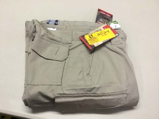 Two Pair of Tru-Spec Women's Tactical Pants, 12 Unhemmed, Khaki