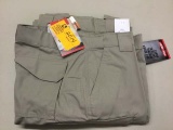 Two Pair of Tru-Spec Women's Tactical Pants, 18 Unhemmed, Khaki