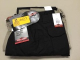 Two Pair of Tru-Spec Women's Tactical Pants, 20 Unhemmed, Khaki and Black
