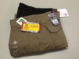 Two Pair of Tru-Spec Women's Tactical Pants, 12x30, Brown and Black