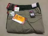 Two Pair of Tru-Spec Men's Tactical Shorts, 30, Khaki and Olive