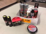 Box Lot of Shoe Care Products; includes Kiwi Select Universal Shoe Stretch, Kiwi Polish Applicator B