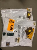 Two Carhartt Short Sleeve Relaxed Fit Tee Shirts, with Pocket, #RN 14808 100410, Size Large, White,