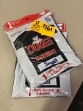 Two Duke Crew Neck Short Sleeve Tee Shirts, 100% Cotton, Size Small, Black, New in Original Packagin