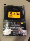 Three 5.11 Tactical Series 5.11 Utili-T Crew Neck Short Sleeve Tee Shirts, Size Medium, Dark Navy, N