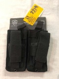 5ive Star Gear Double Open Top M4/M16 Mag Pouch, Urban Survival Gear, #TOT-5S 6256, Black