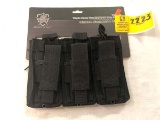 5ive Star Gear Triple Open Top M4/M16 Mag Pouch, Urban Survival Gear, #TOT-5S 6457, Black