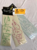 Three Salt Life Stickers/Decals; Various Designs and Colors