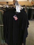 Four Long Sleeve Mock Turtleneck Shirts, Small, Black