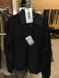 5.11 Tactical Series Job Shirt with Denim Collar, Small, Navy