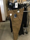 Two Pair of Propper Tactical Pants, 38x32, Black (Stretch) and Tan