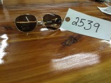 Sunglasses with Copper Colored Wire Frames, UV 400 Protection