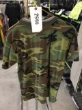 Two Kid's Shirts, Size XL, Desert Camo and Green Camo