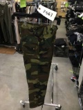 Two Pair of Kid's Pants, Sizes 10 and 12, Woodland Camo