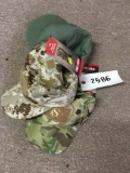 Two Tru-Spec Velcro Closure Ball Caps (Desert Digital Camo and Urban Digital Camo) and One Propper V