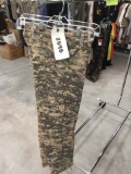 Two Pair of Kid's Cargo Pants, Size Large, Desert Digital Camo and ACU Digital Camo
