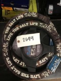 Two Salt Life Steering Wheel Covers, Rugged Neoprene Fabric