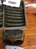 Eight Pair of Military Sunglasses with Cases, by The American Optical Corporation, Dated 1972