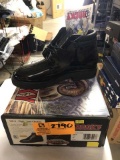 Rocky High Gloss Chukka Boots, #500-8, Size 7.5M, Black