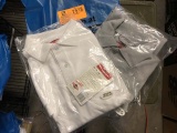Two Tru-Spec 24-7 Series Polo Shirts, Size Medium Regular, White and Gray