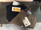 Two Pair of 5.11 Tactical Pants, 38x36, Navy and Tan