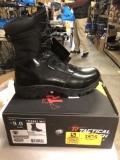 Tactical Research by Belleville Boots, Waterproof, High Shine, Side Zip, #TR908z WP, Size 9W, Black