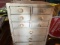 Handcrafted Solid Wood Box Chest with Nine Drawers, 16x12x12, Heavy