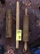 Three Vintage Wooden Rolling Pins; includes Spaetzle Maker Pattern Rolling Pin (17