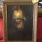 Ornate Gold Framed Oil on Canvas Painting of Conquistador (24.5x32.5) and Wooden Shadow Framed Thai