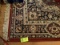 Oriental Style rug, red/blue/beige; 11' x 8'