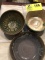 Three Handmade Pottery Bowls