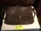 Coach leather briefcase, No. D635180, 2 pockets w/ shoulder strap, brown