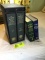 Group of books including the compact edition of the Oxford English dictionary, 2 volume, Forbes book
