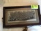 Vintage Framed and Matted Photo by Barber Supply Company Winston Salem, NC, 21.75x11.75