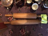 Two Vintage Rolling Pins; 18