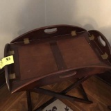 Solid Wood Butler's Tray Table, 35