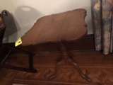 Vintage Sculpted Cherry Side Table, 20