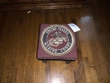 Foot Stool, 12x12x12, with US Marine Corps Embroidered Stool Cover