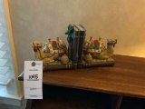 Set of Camel in the Desert Designed Bookends, 6x6