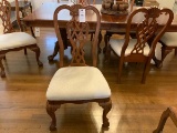 Formal Dining Room Chairs, set of 6 matching (one arm chair, 5 straight back); 41